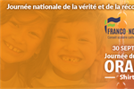 Portons de l'orange le 30 septembre pour la Journée nationale de la vérité...