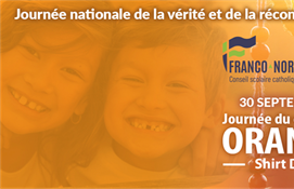 Portons de l'orange le 30 septembre pour la Journée nationale de la vérité et de la réconciliation