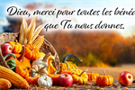 Joyeuse Action de grâces à tous!