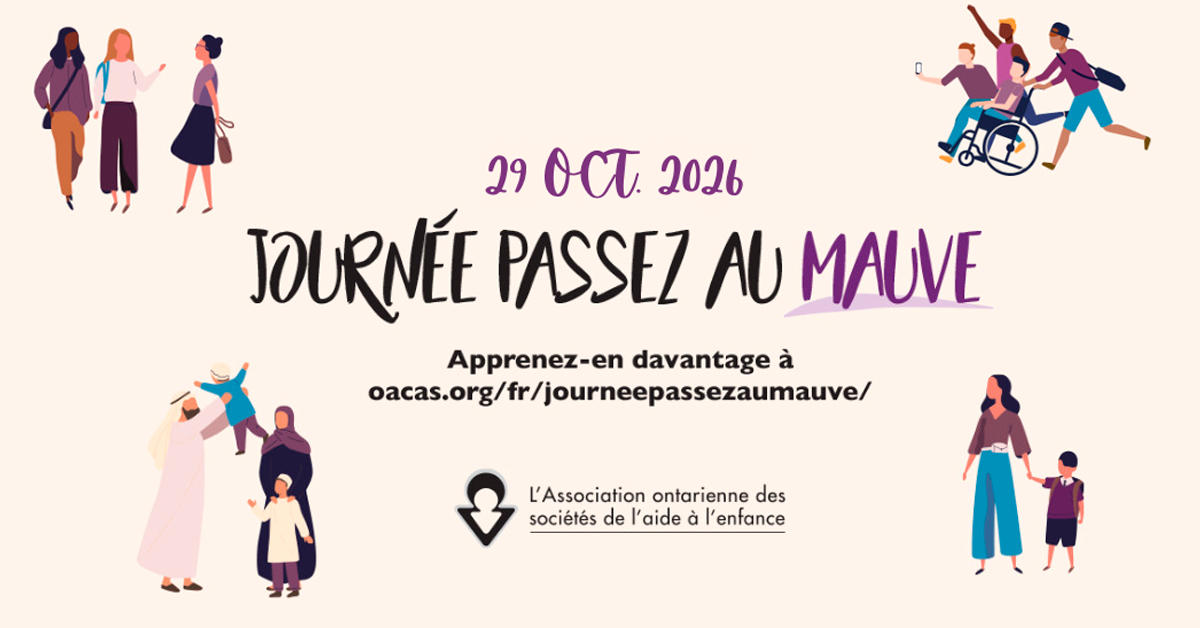 29 octobre « Passez au mauve » !