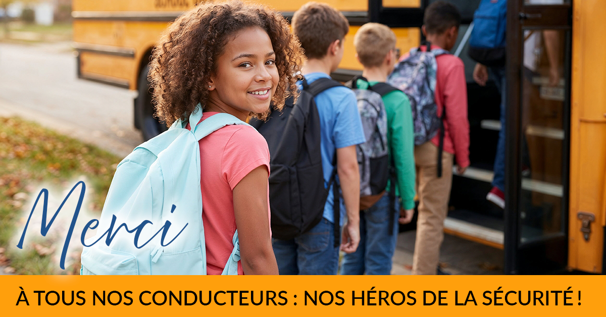 19-23 octobre : Semaine nationale de la sécurité des autobus scolaires et de la sécurité scolaire