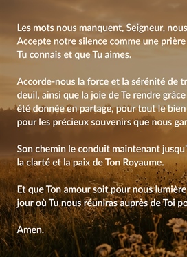 À la mémoire de M. Tony Bourque