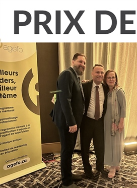 Le surintendant de l’éducation au CSCFN reçoit le prix...