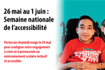 Semaine nationale de l'accessibilité et Journée du chandail rouge