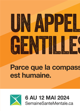 6 au 10 mai : Semaine de la santé mentale...
