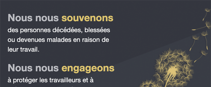 28 avril - Jour de deuil national