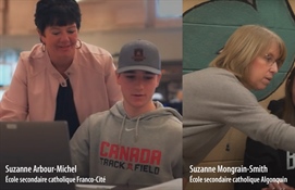 Deux membres du personnel au CSCFN grandes Lauréates du Prix du Mérite franco-ontarien 2024