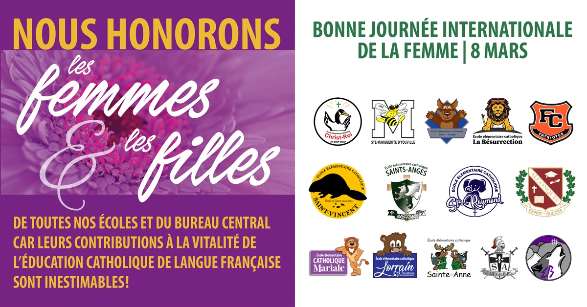 8 mars - Journée internationale de la femme