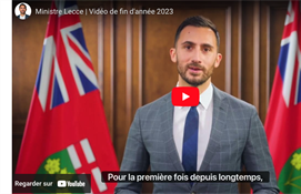 Message de fin d'année du ministre de l'Éducation
