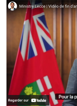 Message de fin d'année du ministre de l'Éducation