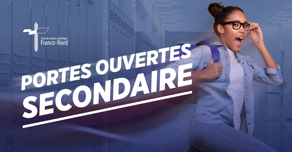Portes ouvertes pour l'inscription au secondaire 2024-2025