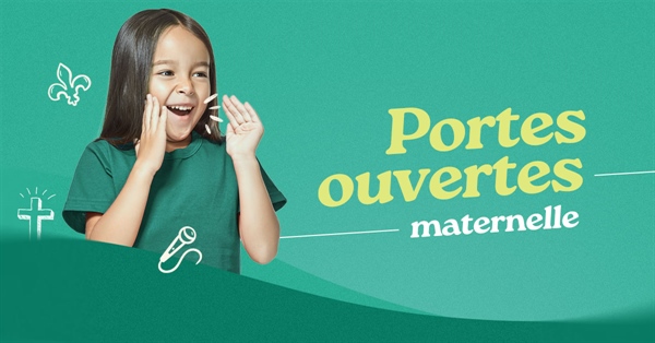 Portes ouvertes la semaine du 29 janvier : Inscriptions à la maternelle 2024-2025