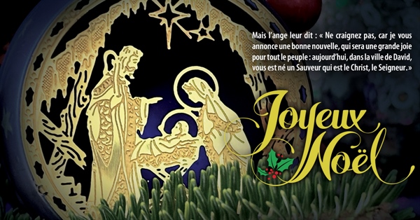 Merci à Dieu de nous avoir envoyé son fils comme un trésor et un cadeau!