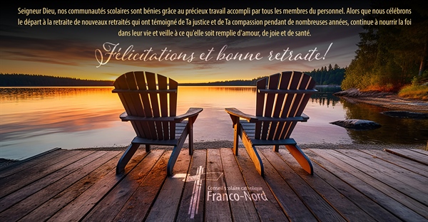 Félicitations et merci d’avoir choisi de vivre votre passion pour l’éducation catholique de langue française au sein du CSCFN