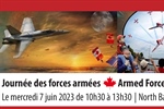7 juin 2023 : Journée des Forces armées canadiennes