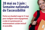 Semaine nationale de l'accessibilité et Journée du chandail rouge