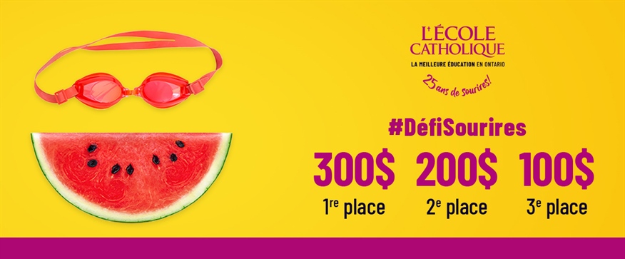 Les nombreux sourires du 25e anniversaire de L'École catholique: Votez maintenant et jusqu'au 7 mai !