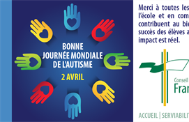 2 avril - Journée mondiale de l’autisme