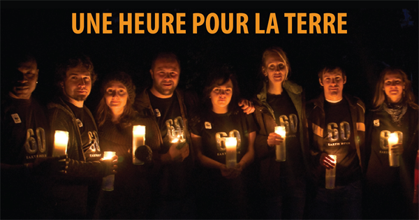 25 mars à 20h30 | Heure pour la Terre