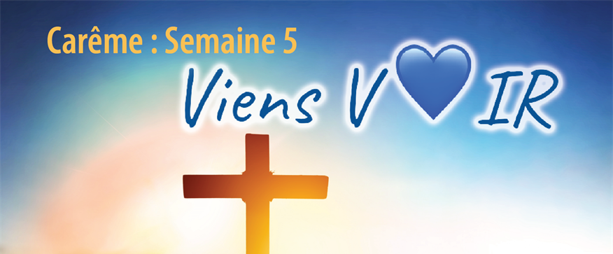 Carême 2023 : Semaine 5 « viens VOIR »