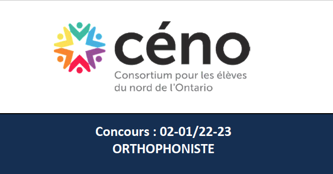 Affichage de poste : Orthophoniste