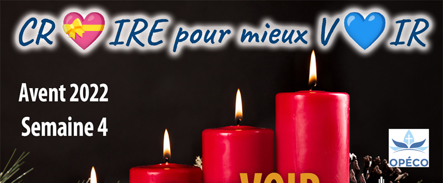 CROIRE pour mieux VOIR