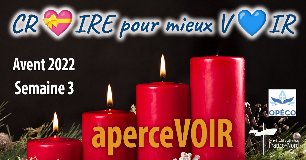 CROIRE pour mieux VOIR