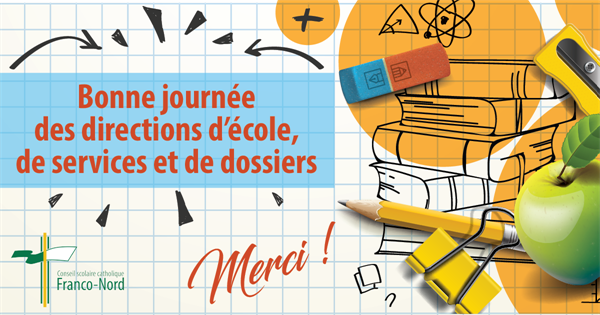 8 décembre - Journée des directions d'école, de services et de dossiers