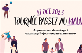 27 octobre « Passez au mauve » !