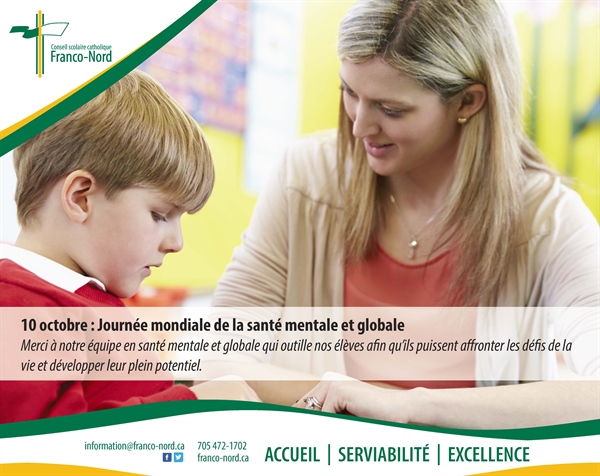 Journée mondiale de la santé mentale et globale