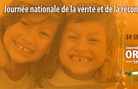 Portons une chemise orange le 30 septembre pour la Journée nationale de la vérité et de la réconciliation