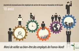 Journée de reconnaissance des employés du service de ressources humaines et de la paie