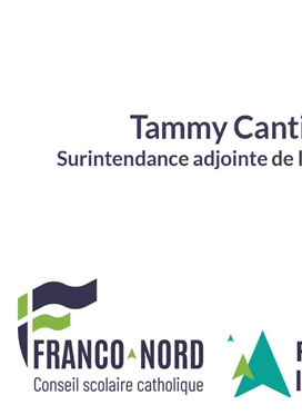 Nomination de Tammy Cantin à titre de surintendance...