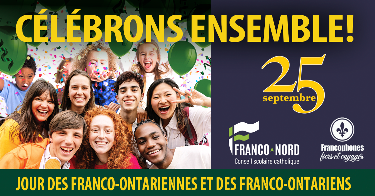 Fêtons ensemble la Journée des Franco-Ontariennes et des Franco-Ontariens le 25 septembre!