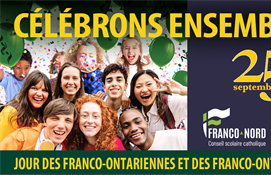 Fêtons ensemble la Journée des Franco-Ontariennes et des Franco-Ontariens le 25 septembre!