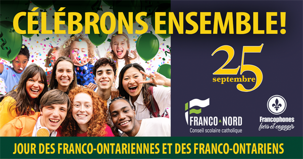 Fêtons ensemble la Journée des Franco-Ontariennes et des Franco-Ontariens le 25 septembre!