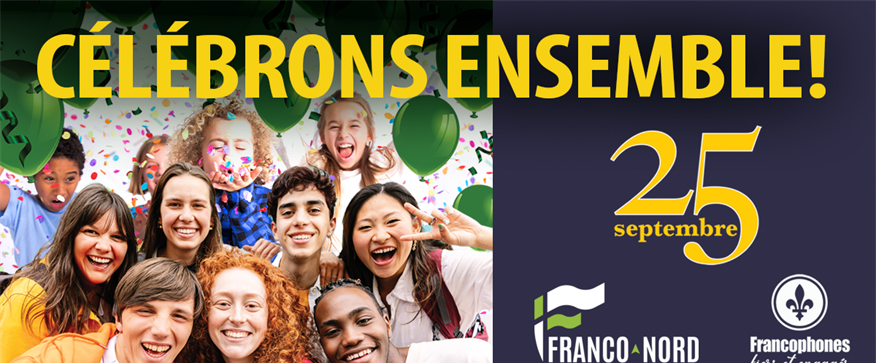 Fêtons ensemble la Journée des Franco-Ontariennes et des Franco-Ontariens le 25 septembre!