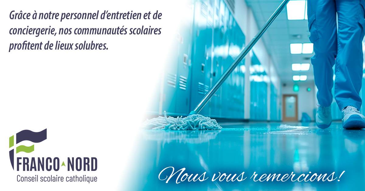 2 octobre - Journée de reconnaissance du personnel d’entretien et de conciergerie