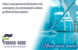 2 octobre - Journée de reconnaissance du personnel d’entretien et de conciergerie