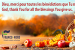 Joyeuse Action de grâce à tous!