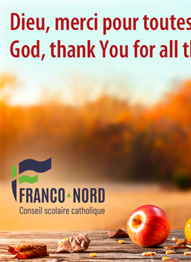 Joyeuse Action de grâce à tous!