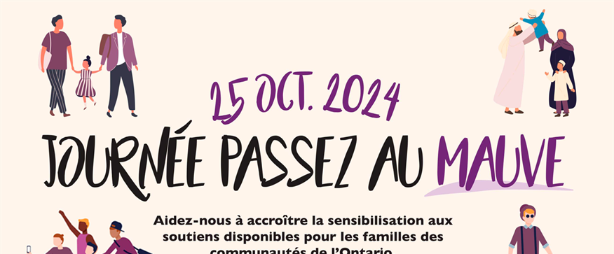 25 octobre « Passez au mauve » !