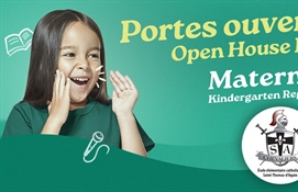 Inscription à la maternelle 2025-2026 : Portes ouvertes le jeudi 30 janvier à 17h30