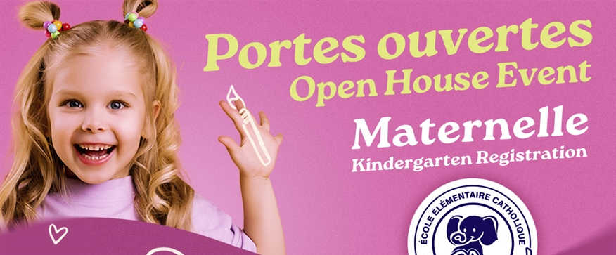 Inscription à la maternelle 2025-2026 : Portes ouvertes le jeudi 30 janvier à 17h30