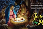 Merci à Dieu de nous avoir envoyé son fils comme un trésor et un cadeau!
