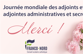 23 avril - Journée mondiale des adjointes administratives, adjoints administratifs, et secrétaires