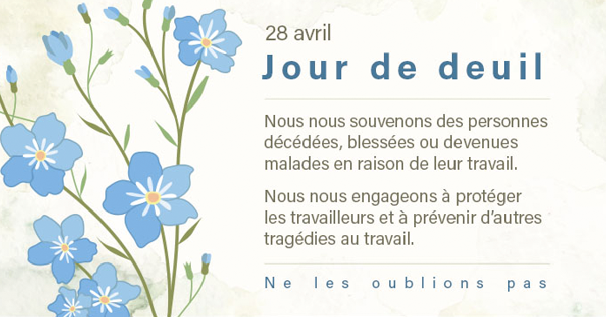 28 avril - Jour de deuil national