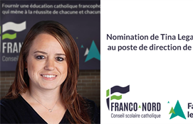 Nomination d’une nouvelle direction de l’éducation au Conseil scolaire catholique Franco-Nord