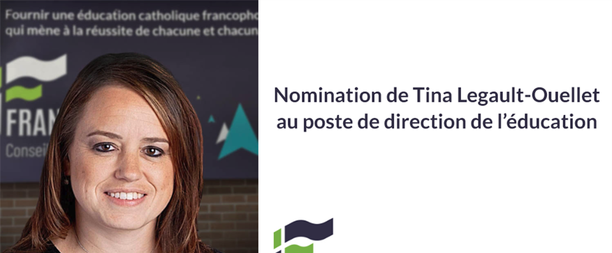Nomination d’une nouvelle direction de l’éducation au Conseil scolaire catholique Franco-Nord