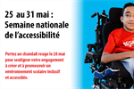 Semaine nationale de l'accessibilité et Journée du chandail rouge